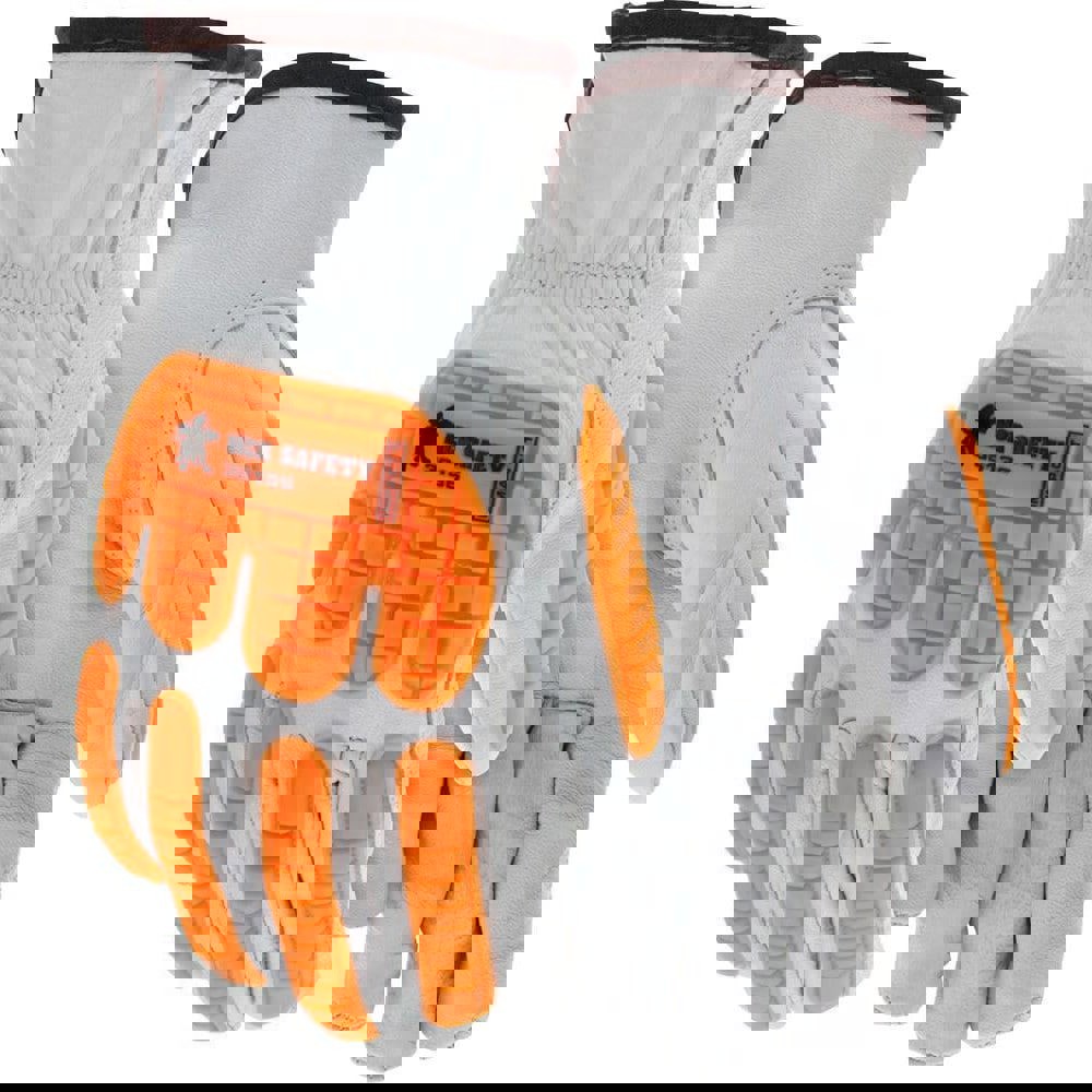 Gloves: Size M, Goatskin